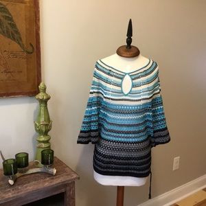 Lucky Brand Crochet Poncho